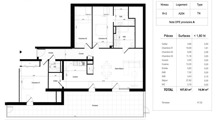 Ma-Cabane - Vente Appartement Perros-Guirec, 107 m²