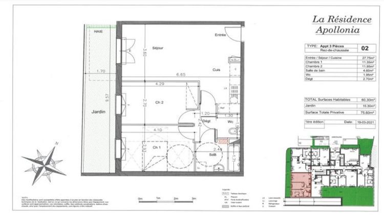 Ma-Cabane - Vente Appartement Persan, 60 m²