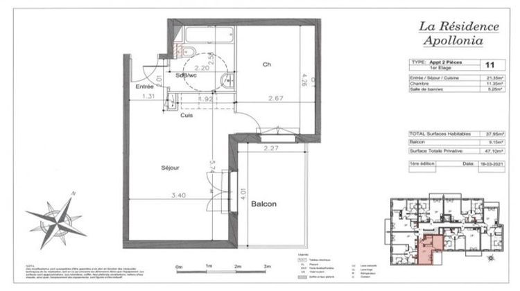 Ma-Cabane - Vente Appartement Persan, 38 m²