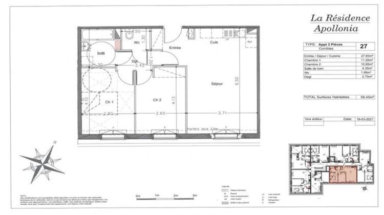 Ma-Cabane - Vente Appartement Persan, 58 m²