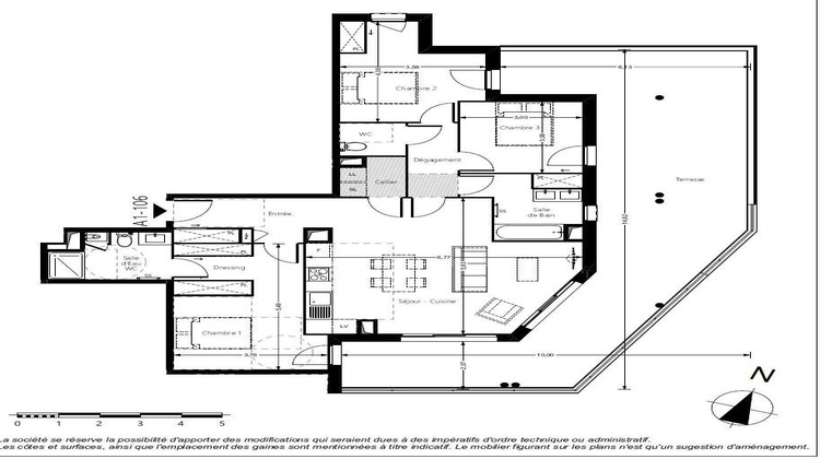 Ma-Cabane - Vente Appartement PESSAC, 100 m²