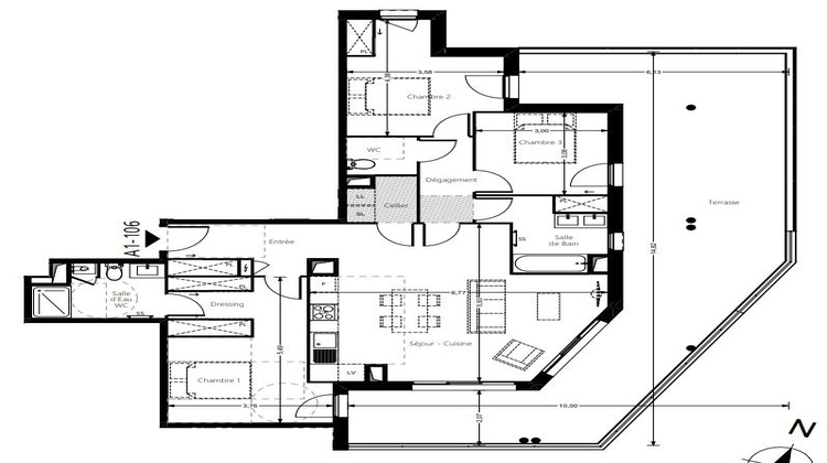 Ma-Cabane - Vente Appartement Pessac, 99 m²