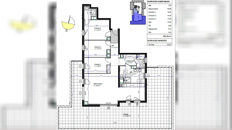 Ma-Cabane - Vente Appartement Pfastatt, 109 m²