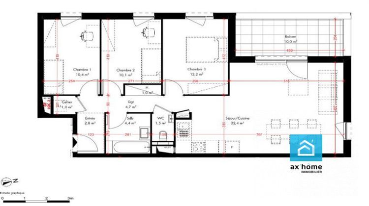 Ma-Cabane - Vente Appartement Pfulgriesheim, 81 m²