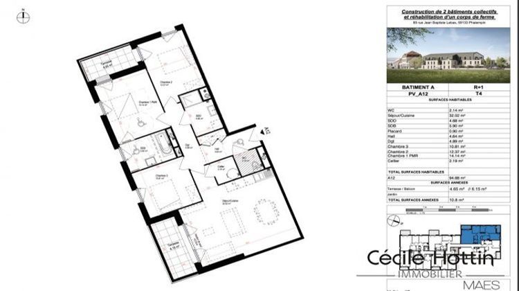 Ma-Cabane - Vente Appartement Phalempin, 95 m²