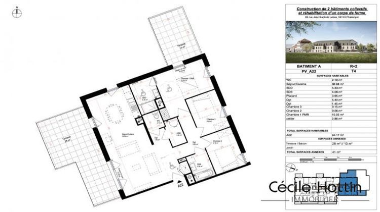 Ma-Cabane - Vente Appartement Phalempin, 94 m²