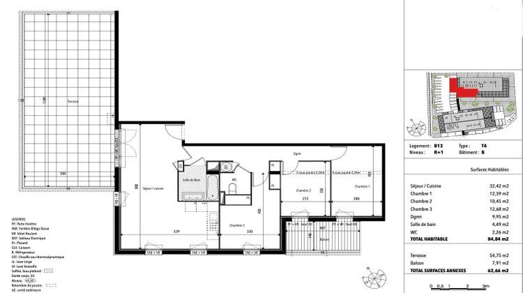 Ma-Cabane - Vente Appartement PINS-JUSTARET, 84 m²