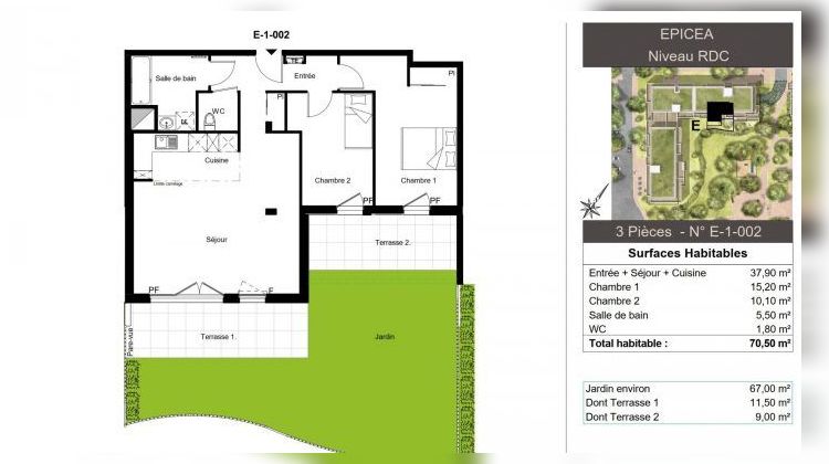 Ma-Cabane - Vente Appartement Plaisir, 71 m²