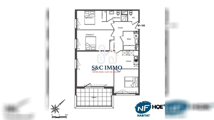 Ma-Cabane - Vente Appartement Plaisir, 90 m²