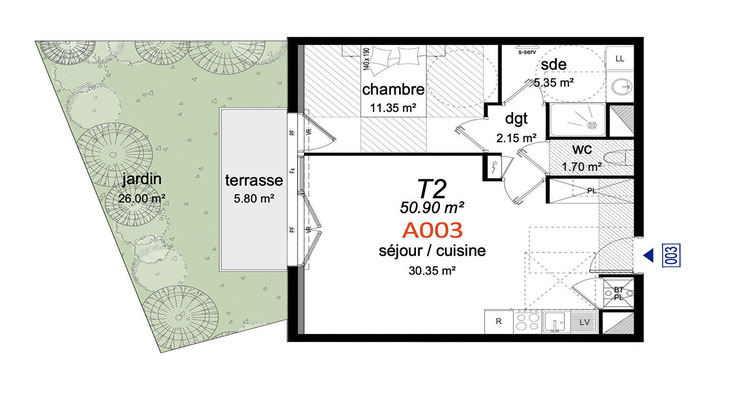 Ma-Cabane - Vente Appartement PLENEUF-VAL-ANDRE, 51 m²