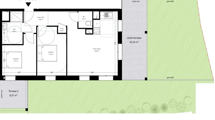 Ma-Cabane - Vente Appartement Pléneuf-Val-André, 57 m²