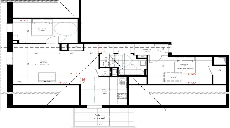 Ma-Cabane - Vente Appartement Pléneuf-Val-André, 63 m²