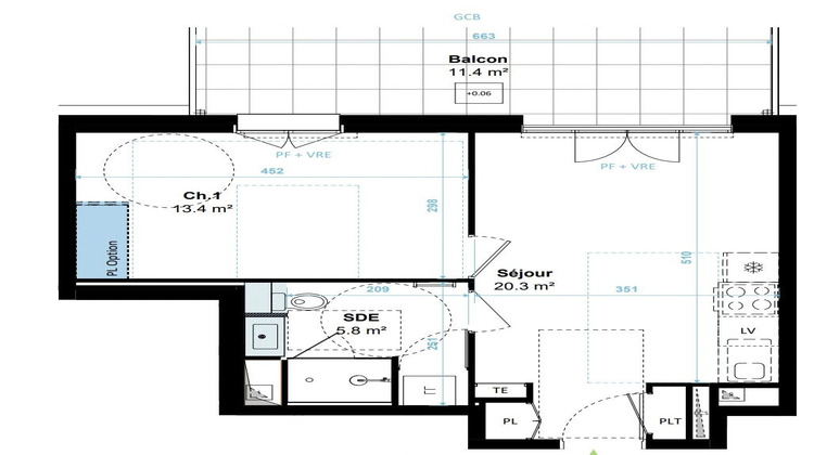 Ma-Cabane - Vente Appartement Plérin, 39 m²