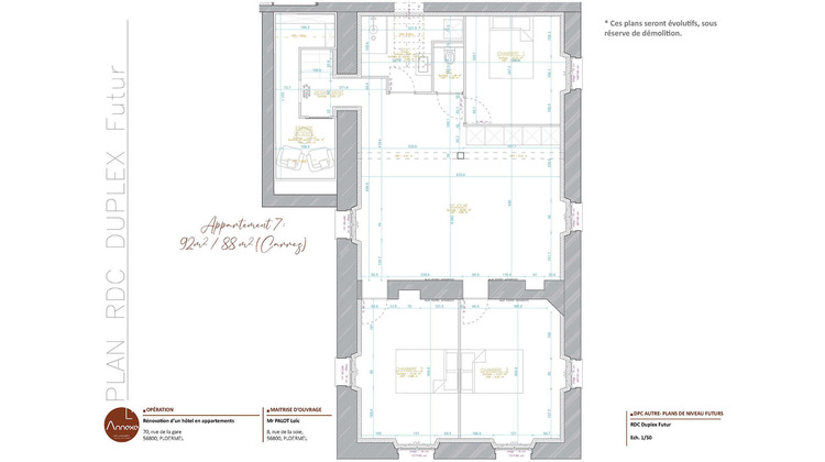 Ma-Cabane - Vente Appartement PLOERMEL, 92 m²