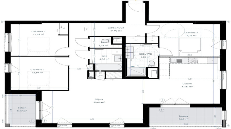 Ma-Cabane - Vente Appartement Plouharnel, 113 m²
