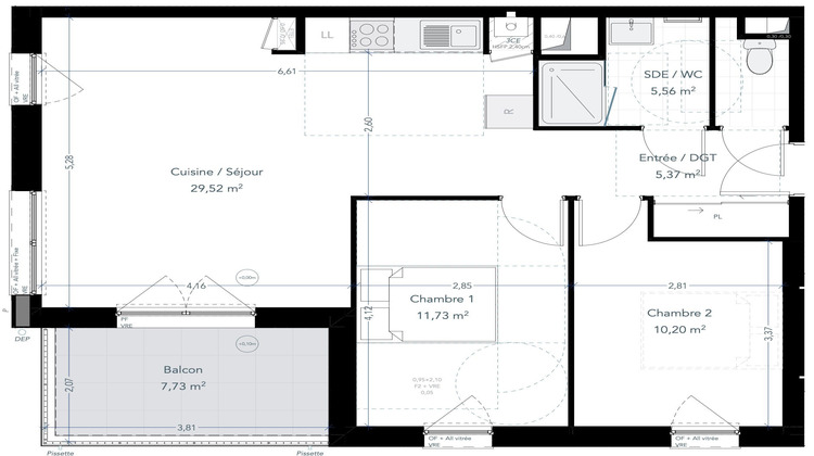 Ma-Cabane - Vente Appartement Plouharnel, 62 m²