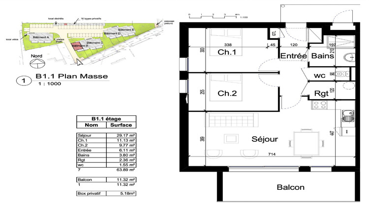 Ma-Cabane - Vente Appartement Pluneret, 64 m²