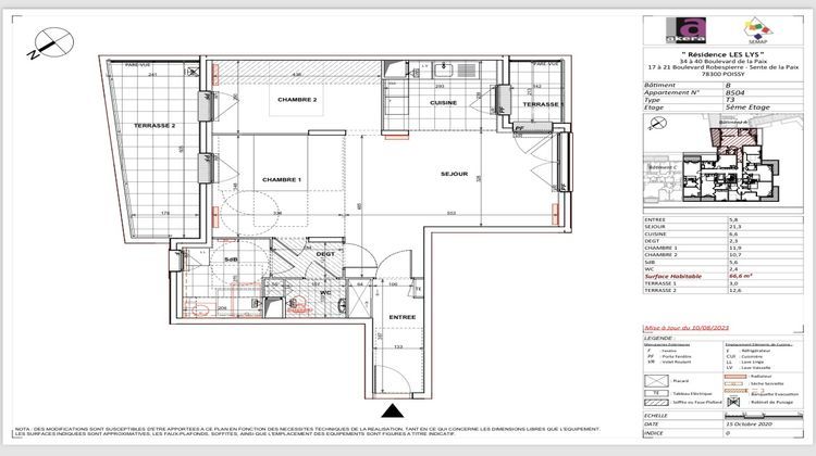 Ma-Cabane - Vente Appartement Poissy, 66 m²