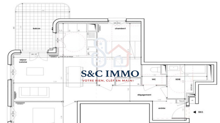 Ma-Cabane - Vente Appartement Poissy, 64 m²