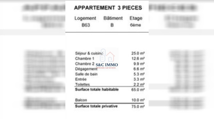 Ma-Cabane - Vente Appartement Poissy, 64 m²