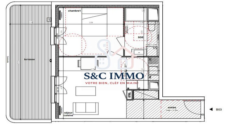 Ma-Cabane - Vente Appartement Poissy, 42 m²