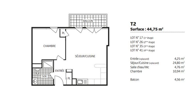 Ma-Cabane - Vente Appartement Poitiers, 44 m²