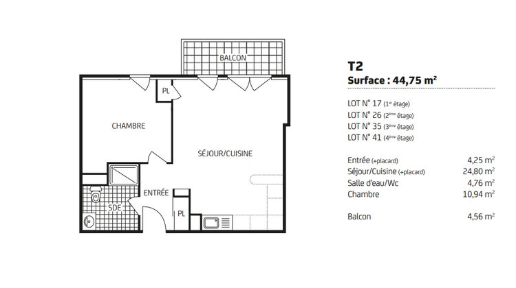 Ma-Cabane - Vente Appartement Poitiers, 44 m²