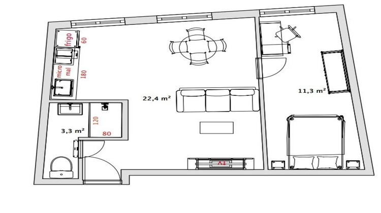 Ma-Cabane - Vente Appartement Poitiers, 37 m²