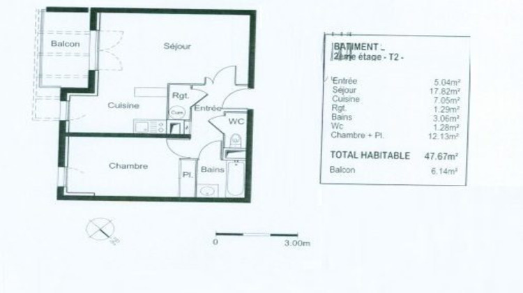 Ma-Cabane - Vente Appartement Poitiers, 47 m²