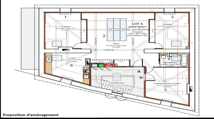 Ma-Cabane - Vente Appartement POLEYMIEUX AU MONT D OR, 74 m²