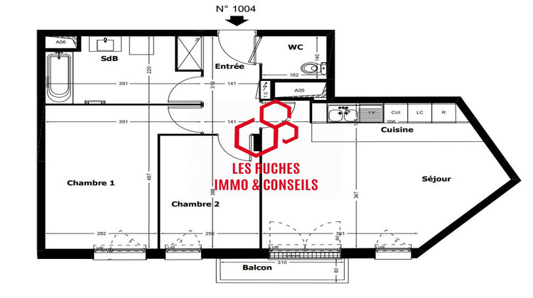 Ma-Cabane - Vente Appartement Pomponne, 63 m²