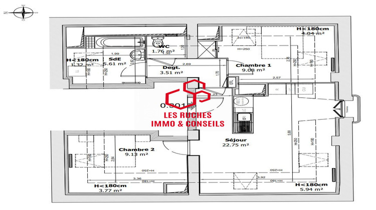 Ma-Cabane - Vente Appartement Pomponne, 52 m²