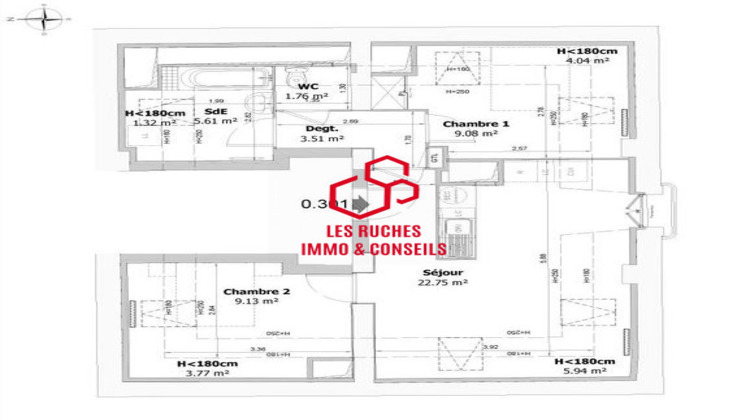 Ma-Cabane - Vente Appartement Pomponne, 52 m²