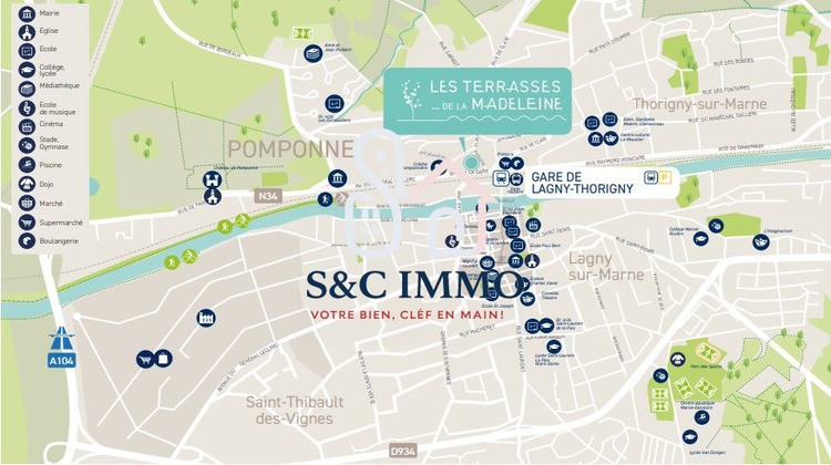 Ma-Cabane - Vente Appartement Pomponne, 34 m²