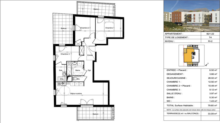 Ma-Cabane - Vente Appartement PONT-DE-CHERUY, 79 m²