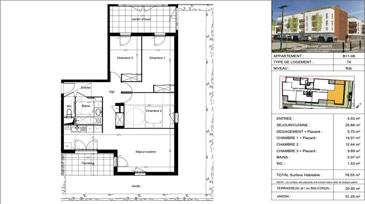 Ma-Cabane - Vente Appartement PONT-DE-CHERUY, 78 m²