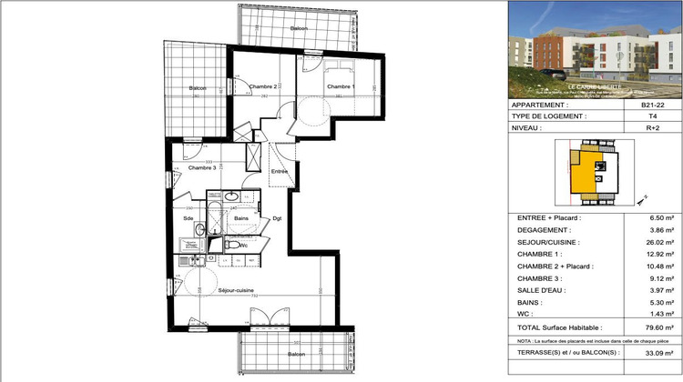 Ma-Cabane - Vente Appartement Pont-de-Chéruy, 79 m²