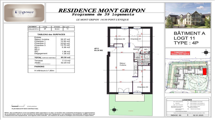 Ma-Cabane - Vente Appartement Pont-l'Évêque, 85 m²