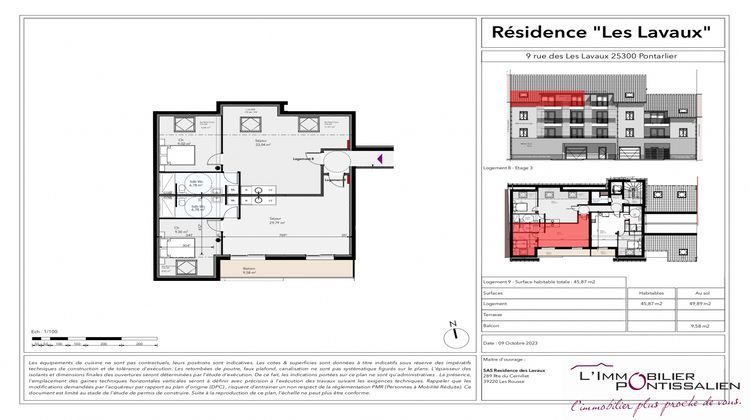 Ma-Cabane - Vente Appartement Pontarlier, 49 m²