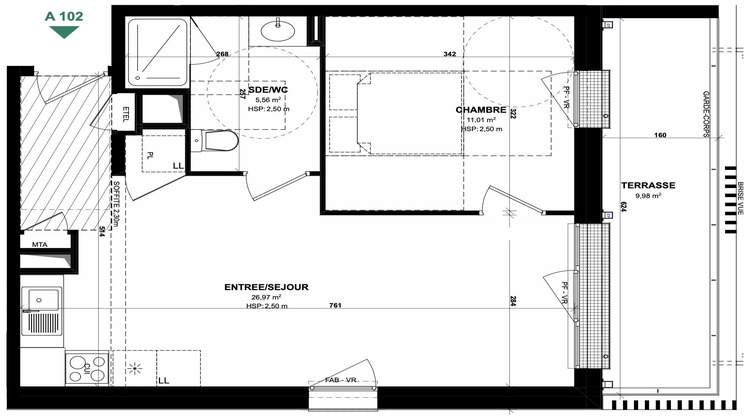 Ma-Cabane - Vente Appartement Pordic, 43 m²