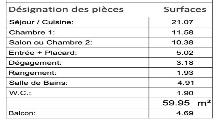 Ma-Cabane - Vente Appartement Pornichet, 59 m²