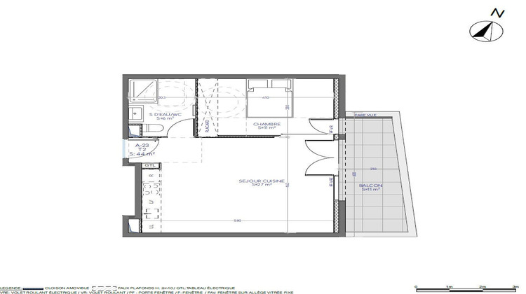 Ma-Cabane - Vente Appartement PORT-SAINT-LOUIS-DU-RHONE, 44 m²