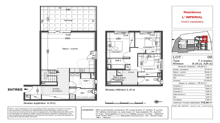 Ma-Cabane - Vente Appartement Port-Vendres, 112 m²