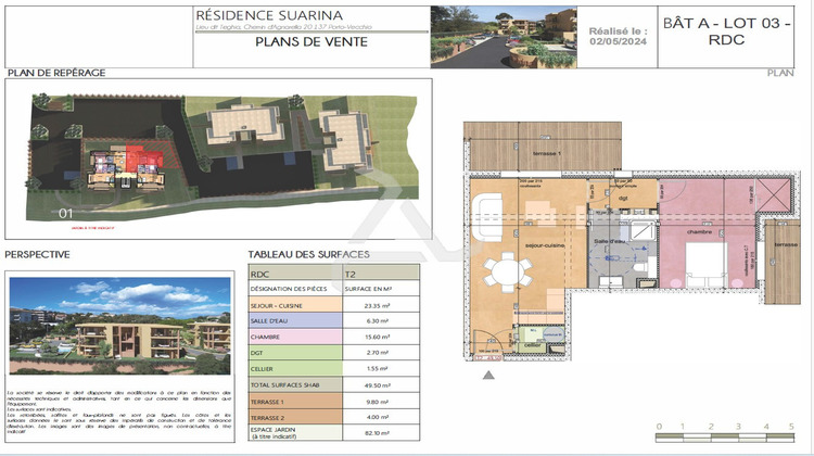 Ma-Cabane - Vente Appartement Porto-Vecchio, 49 m²