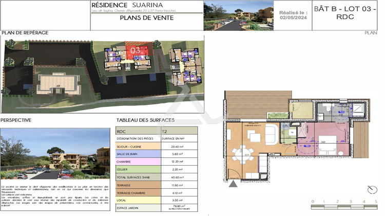 Ma-Cabane - Vente Appartement Porto-Vecchio, 40 m²