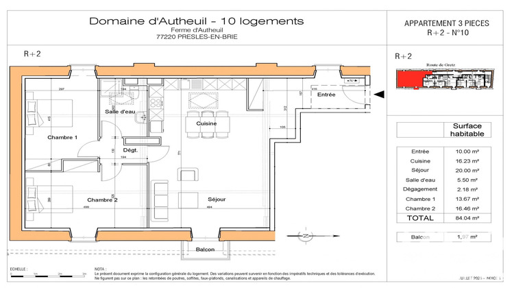 Ma-Cabane - Vente Appartement Presles-en-Brie, 84 m²