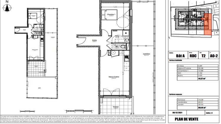 Ma-Cabane - Vente Appartement Propriano, 44 m²