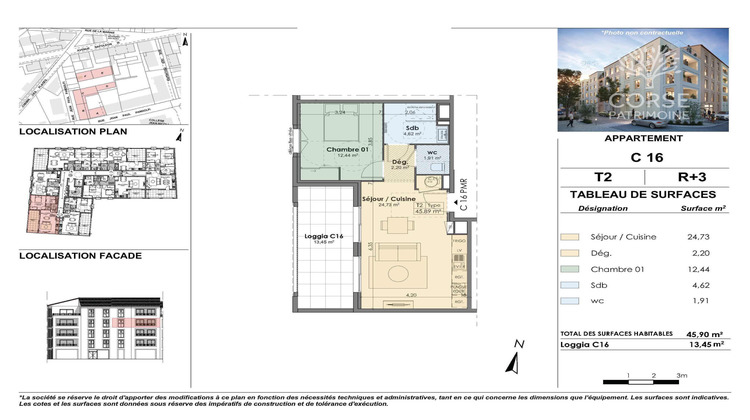 Ma-Cabane - Vente Appartement Propriano, 45 m²