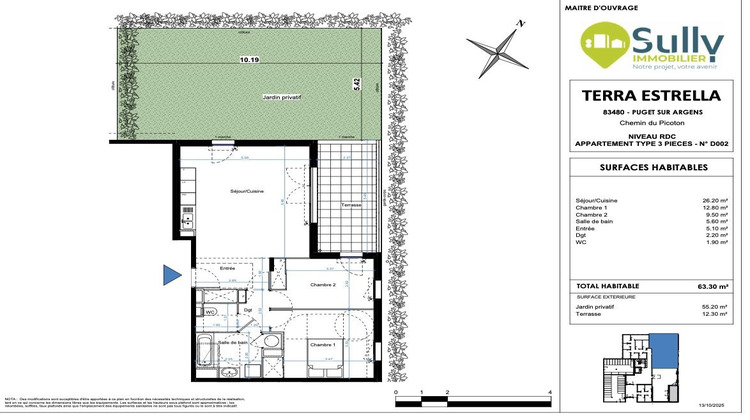 Ma-Cabane - Vente Appartement PUGET-SUR-ARGENS (), 64 m²