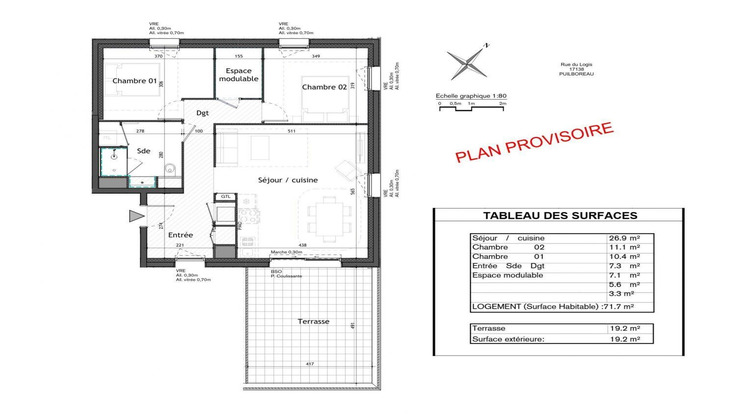 Ma-Cabane - Vente Appartement Puilboreau, 72 m²